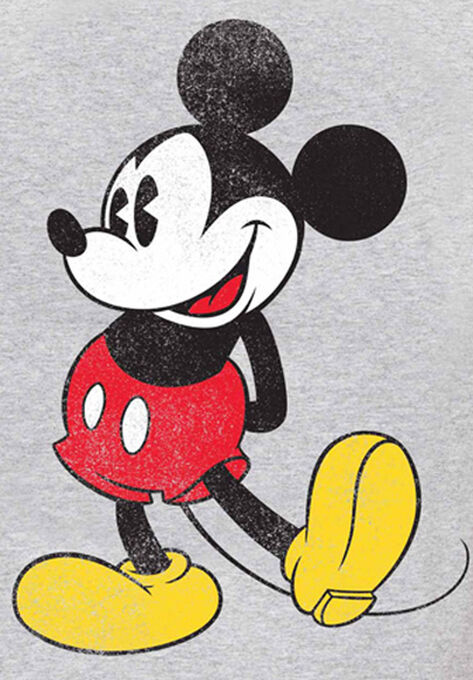 Men's Disney Mickey Mouse Short Sleeve T-Shirt Heather Gray, , alternate image number null