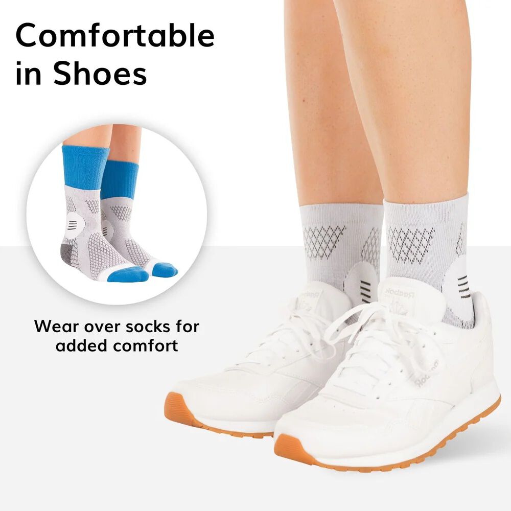 Neuropathy Socks, GRAY, alternate image number 3