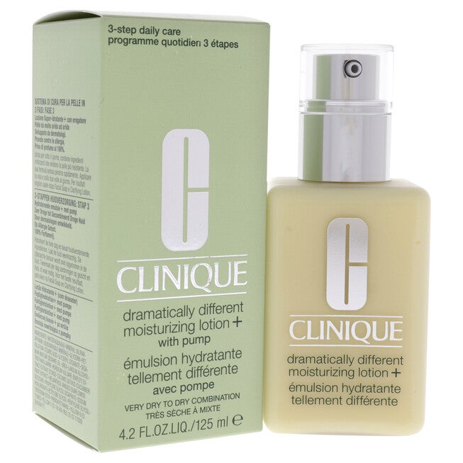 Dramatically Different Moisturizing Lotion Plus - Very Dry To Dry Combination Skin by Clinique for Unisex - 4.2 oz Moisturizer, NA, alternate image number null