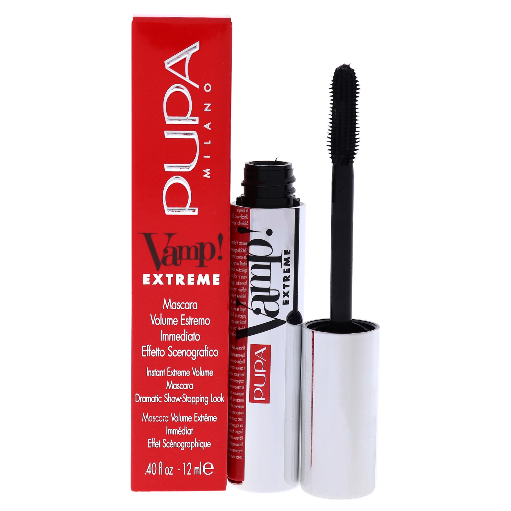 Vamp! Extreme Mascara - 010 Extra Black by Pupa Milano for Women - 0.4 oz Mascara, See Description, hi-res image number 0