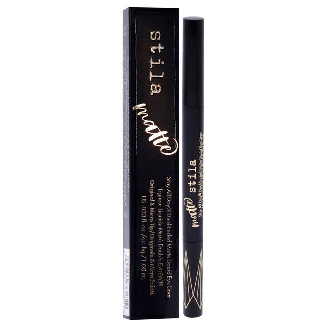 Stay All Day Dual-Ended Matte Liquid Eye Liner - Intense Black by Stila for Women - 0.33 oz Eye Liner, , alternate image number 7