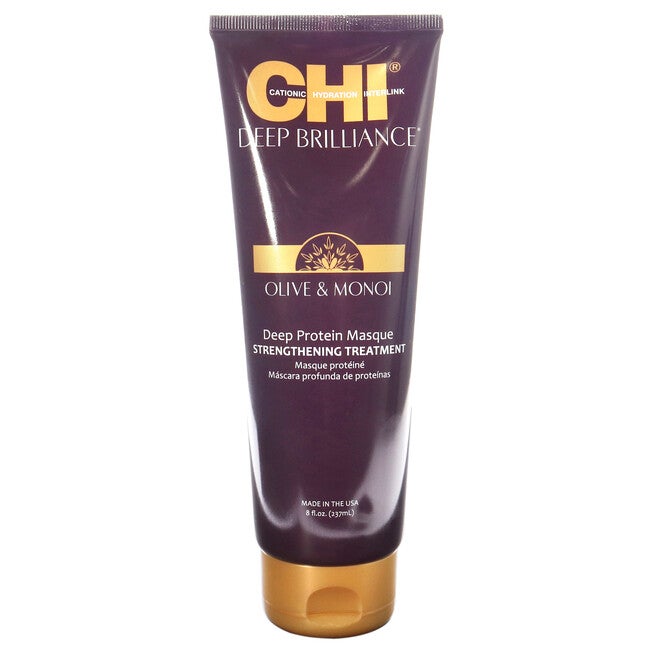 Deep Brilliance Deep Protein Masque Strengthening Treatment by CHI for Unisex - 8 oz Treatment, NA, hi-res image number null