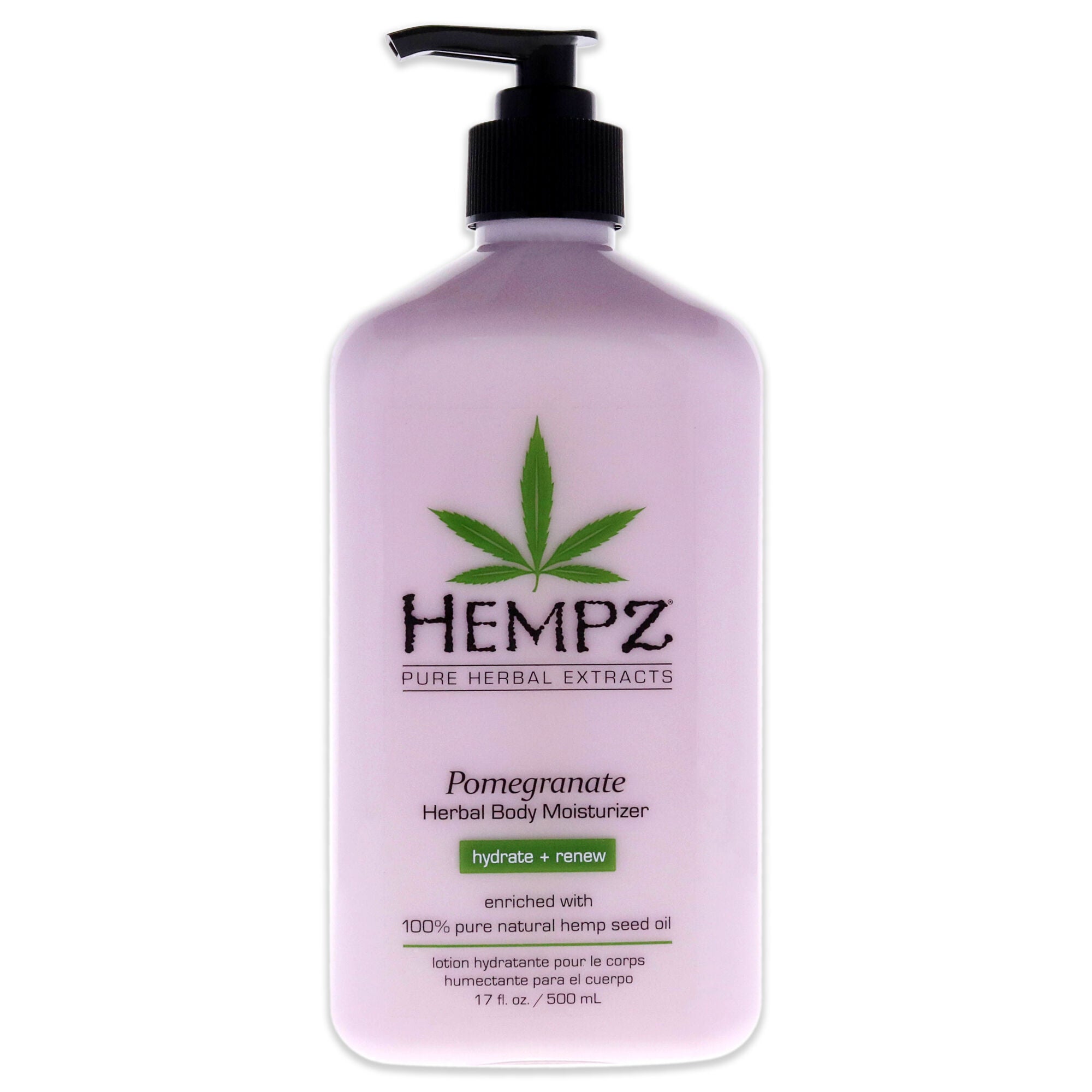 Pomegranate Herbal Body Moisturizer by Hempz for Unisex - 17 oz Lotion, See Description, hi-res image number 0
