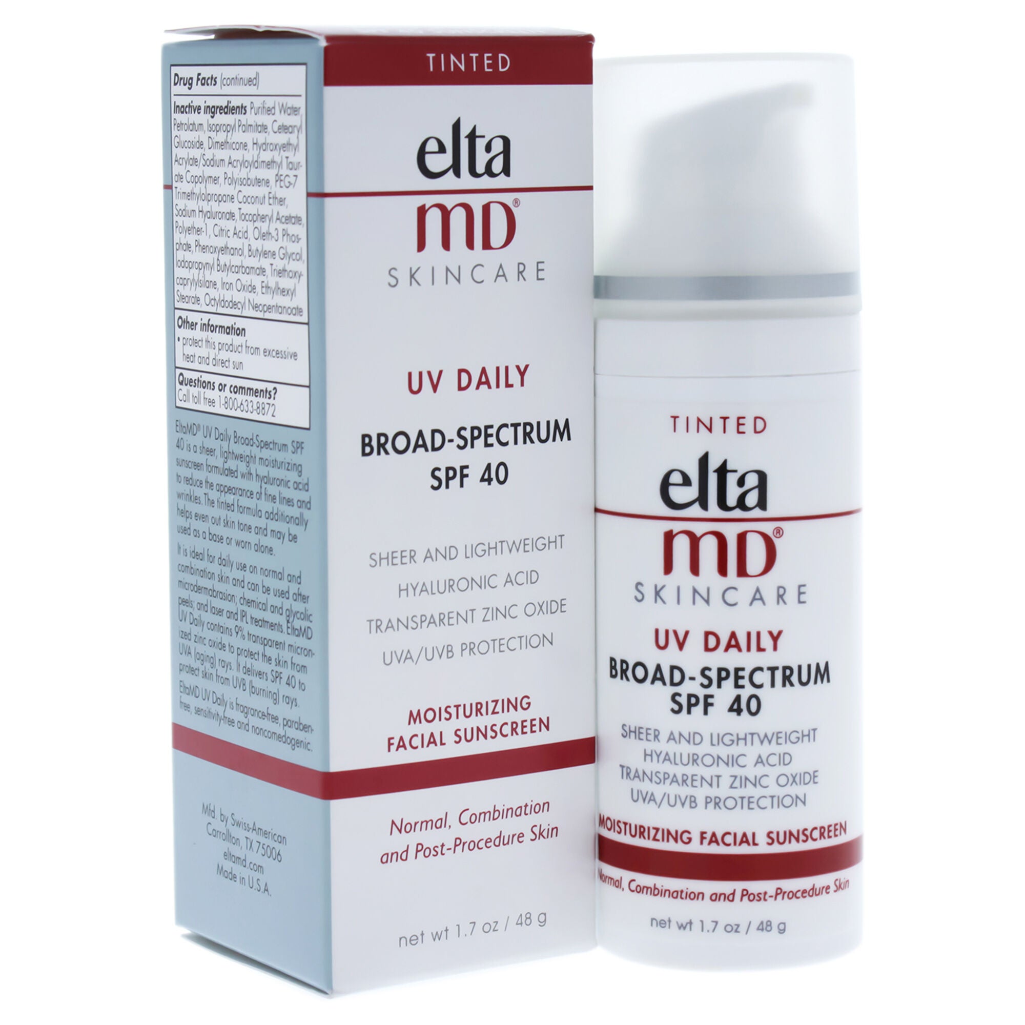 UV Daily Sunscreen SPF 40 - Tinted by EltaMD for Unisex - 1.7 oz Sunscreen, , alternate image number 5