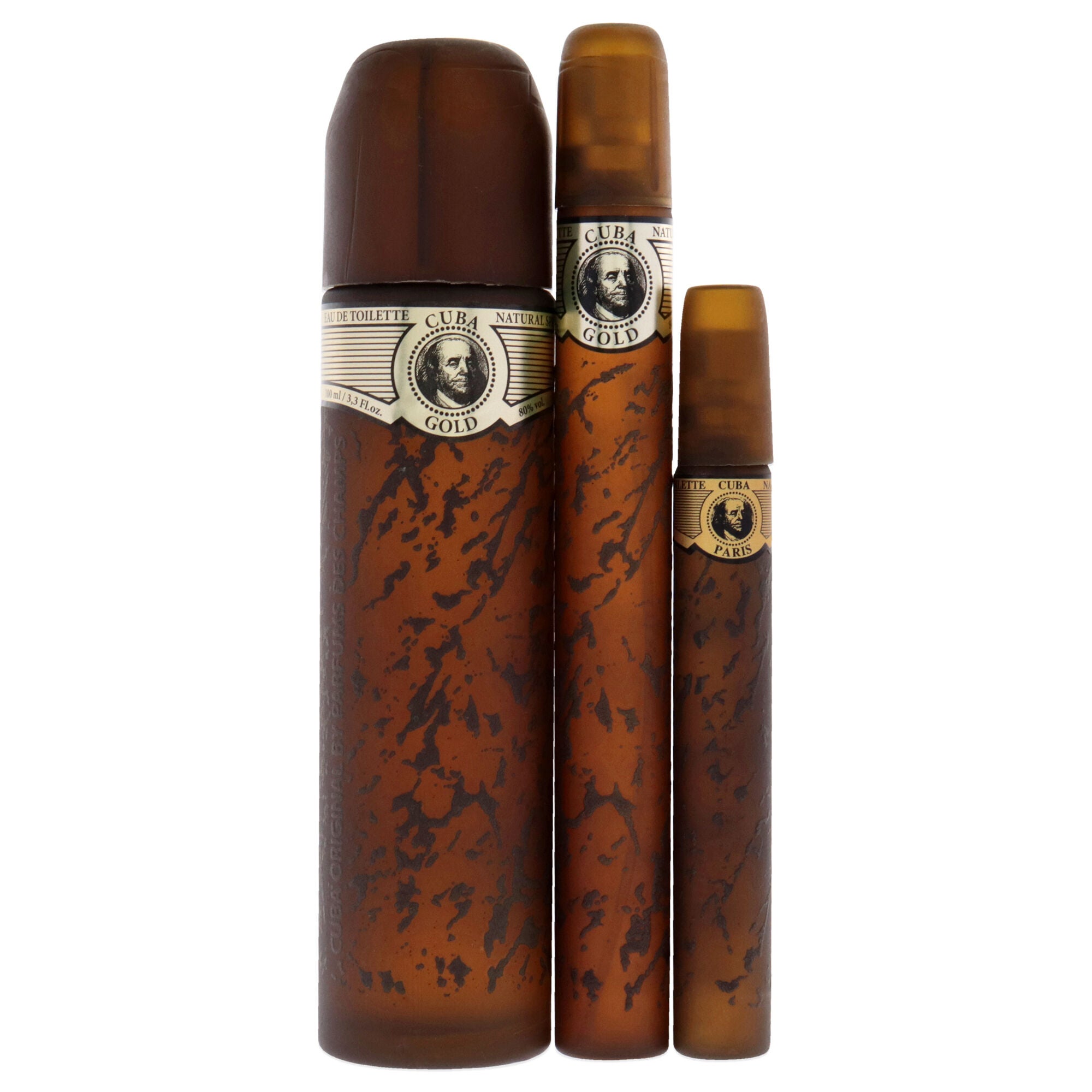 Cuba Gold by Cuba for Men - 3 Pc Gift Set 3.3oz EDT Spray, 1.17oz EDT Spray, 0.5oz EDT Spray, , alternate image number 5