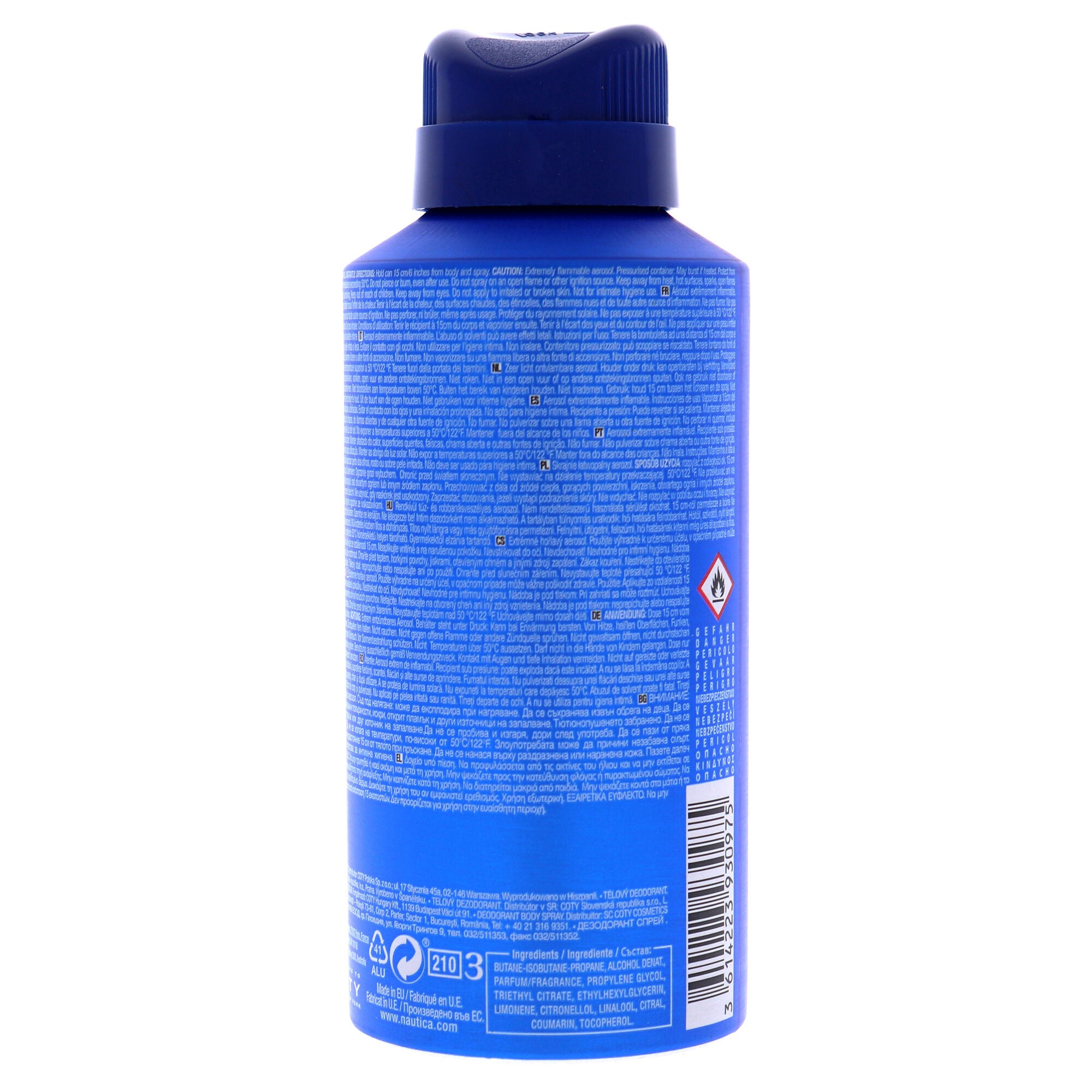 Nautica Blue Sail Deodorant Body Spray by Nautica for Men - 5 oz Body Spray, , alternate image number 3