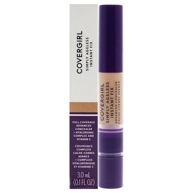 Simply Ageless Instant Fix Advanced Concealer - 360 Honey by CoverGirl for Women - 0.1 oz Concealer, NA, hi-res image number null