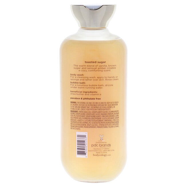 2 in 1 Body Wash and Bubble Bath - Toasted Sugar by Bodycology for Women - 16 oz Body Wash, NA, alternate image number null