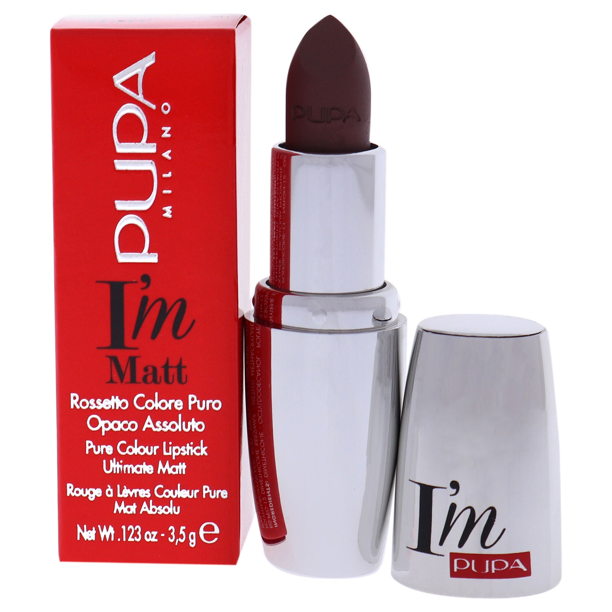 I Am Matte Pure Colour Lipstick - 037 Unexpected Mauve by Pupa Milano for Women - 0.123 oz Lipstick, See Description, hi-res image number 0