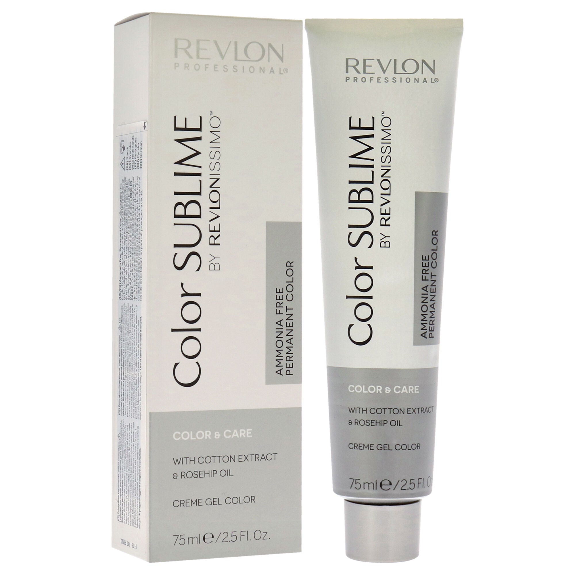 Revlonissimo Color Sublime - 6.41 Dark Copper Ash Blonde by Revlon for Unisex - 2.5 oz Hair Color, See Description, alternate image number 1