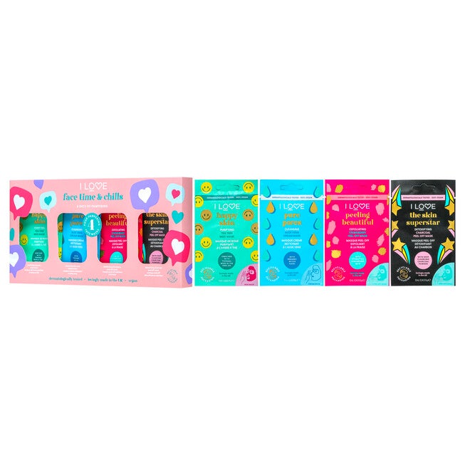 Face Time and Chills Face Mask by I Love Cosmetics for Women - 4 Pc Set, See Description, alternate image number 3