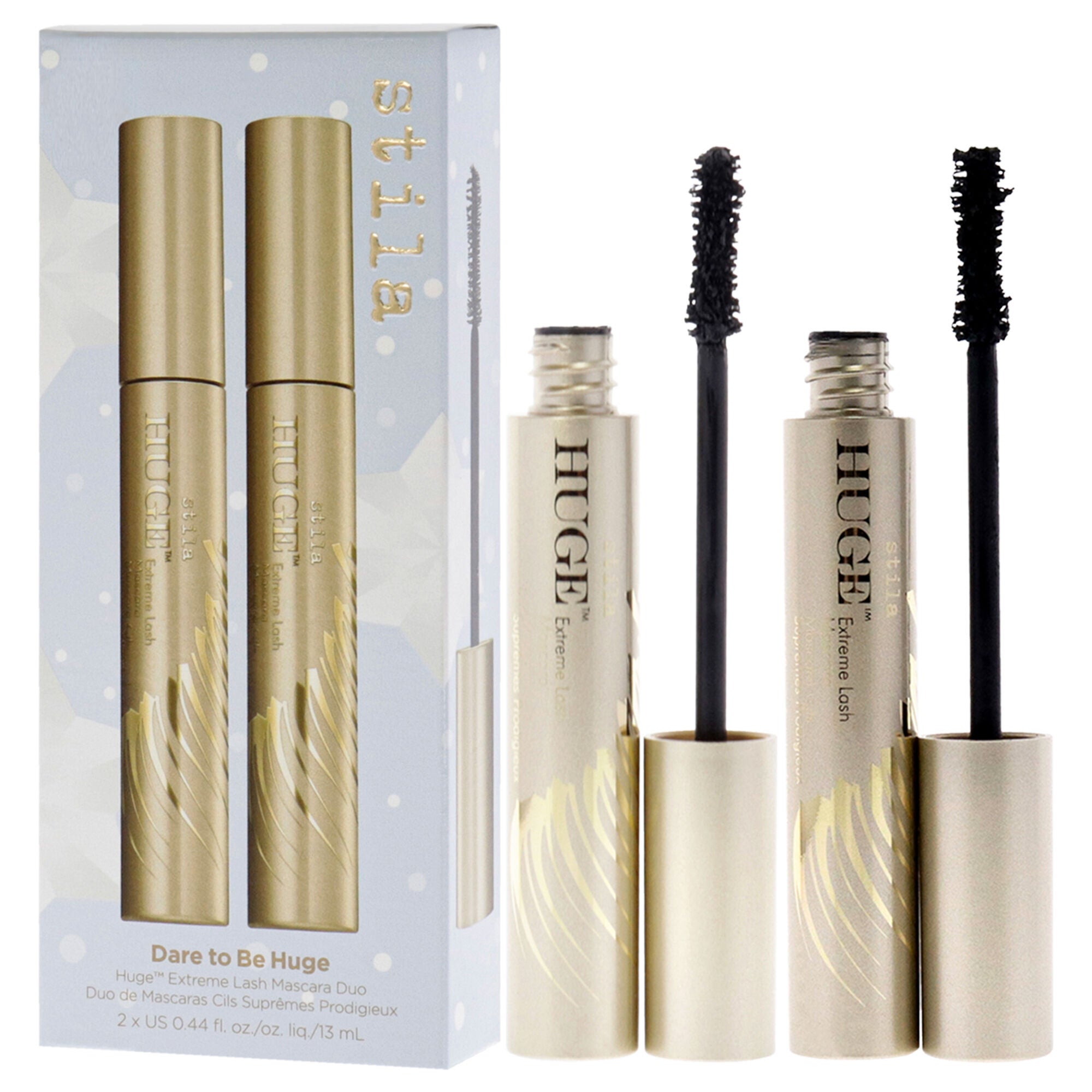 Dare to Be Huge Extreme Lash Mascara Duo - Black by Stila for Women - 2 x 0.44 oz Mascara, See Description, alternate image number 3