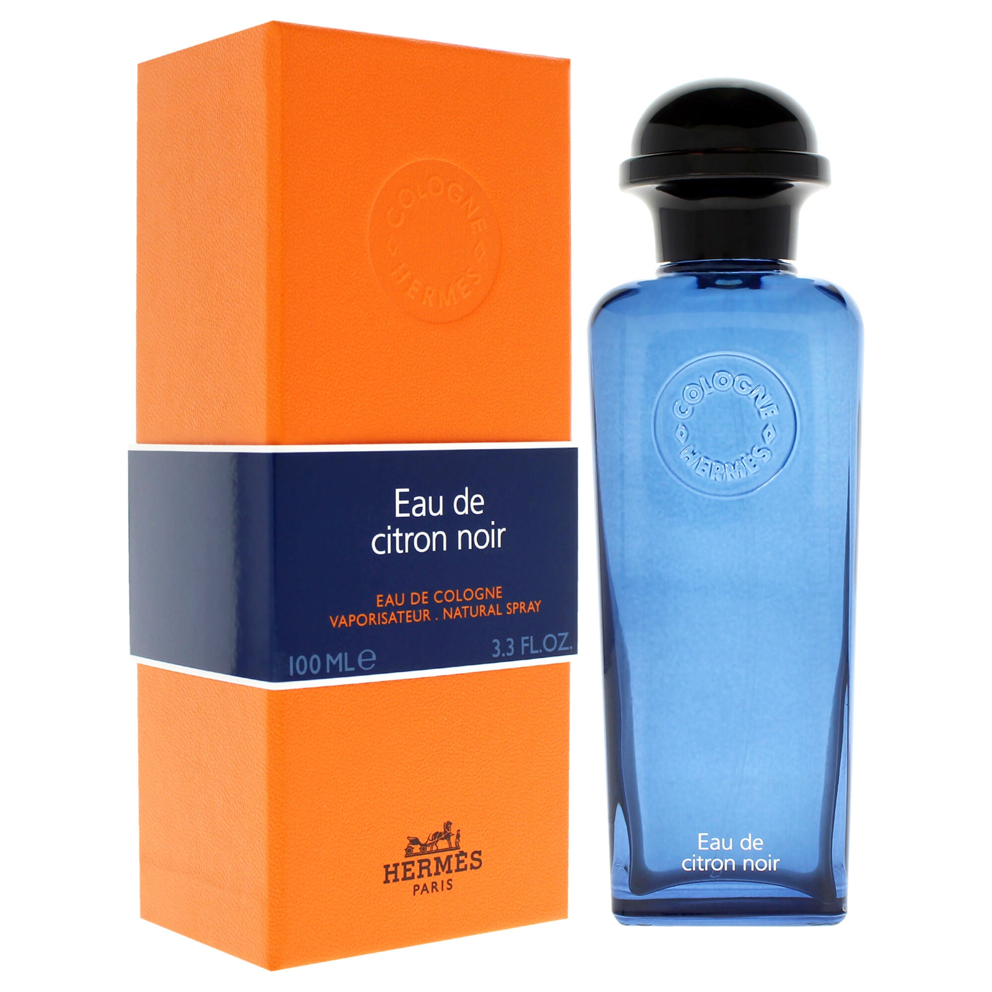 Eau de Citron Noir by Hermes for Unisex - 3.3 oz EDC Spray, Clear, alternate image number 1