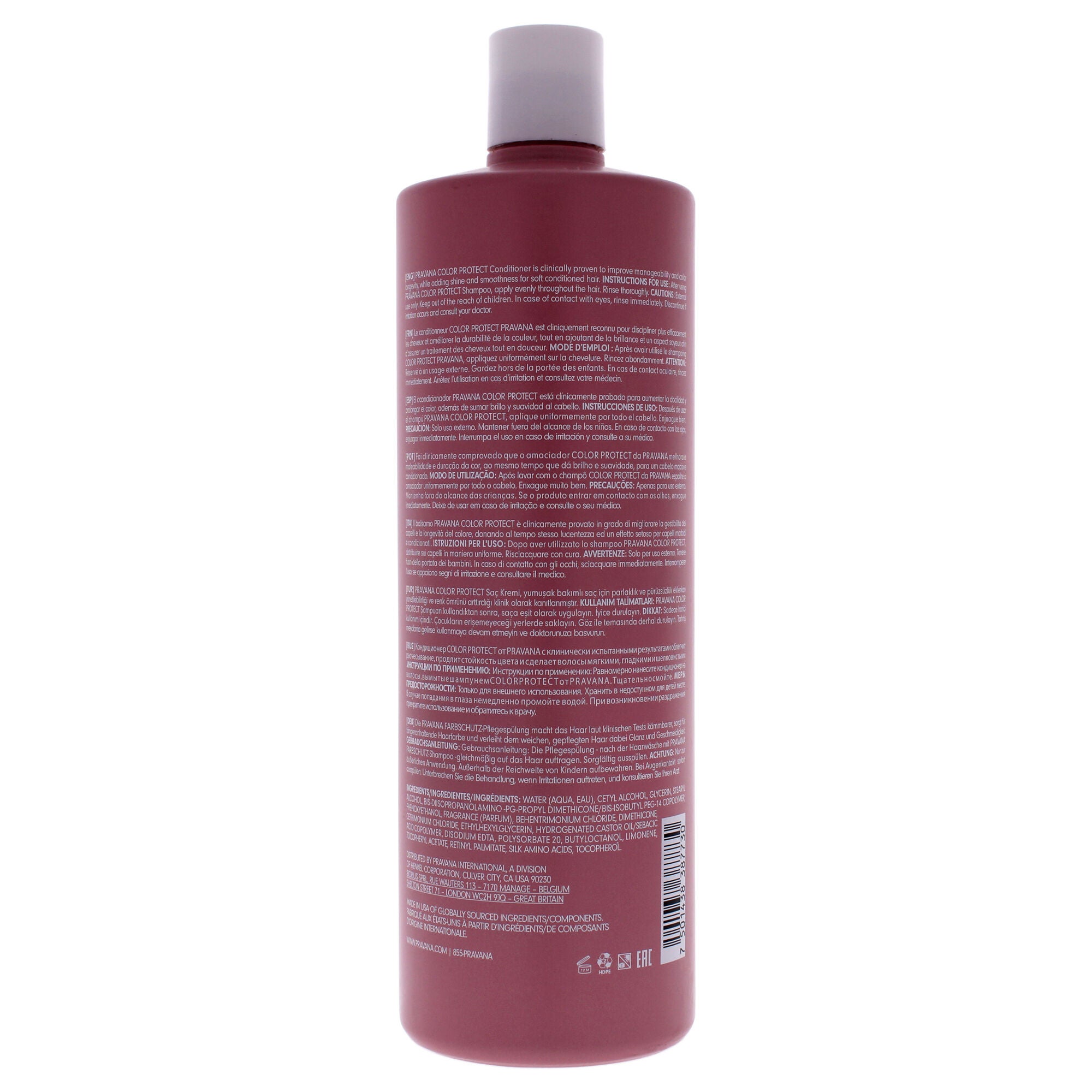 Color Protect Conditioner by Pravana for Unisex - 33.8 oz Conditioner, , alternate image number 4