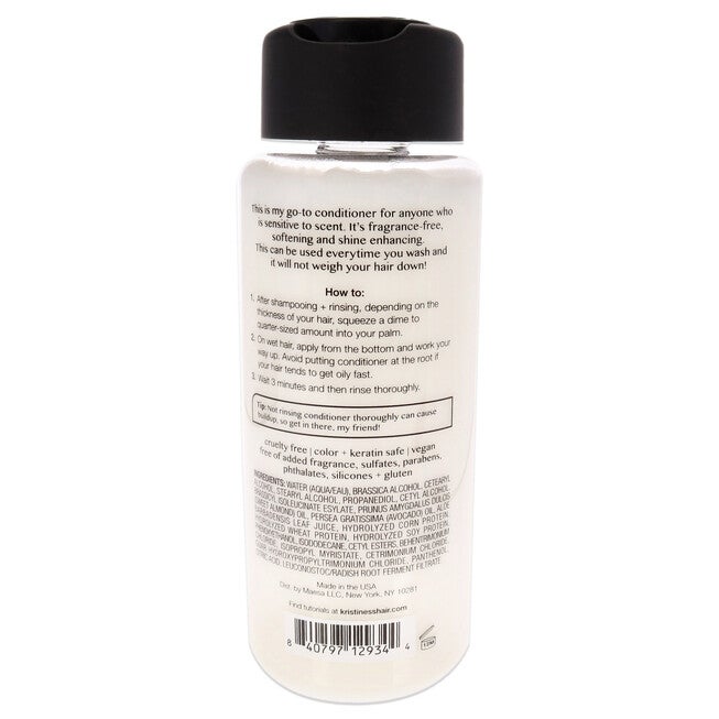Fragrance Free Shine Enhancing Conditioner by Kristin Ess for Unisex - 10 oz Conditioner, See Description, alternate image number 1