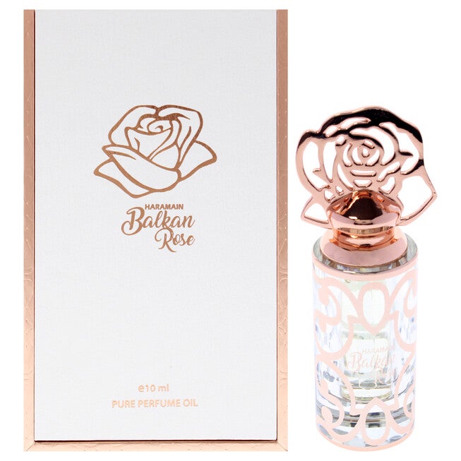 Balkan Rose by Al Haramain for Unisex - 0.33 oz Pure Perfume Oil (Mini), See Description, hi-res image number 0