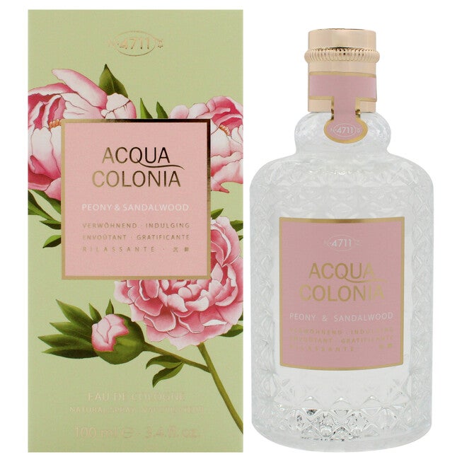 4711 Acqua Colonia - Peony and Sandalwood by Muelhens for Unisex - 3.4 oz EDC Spray, See Description, hi-res image number 0