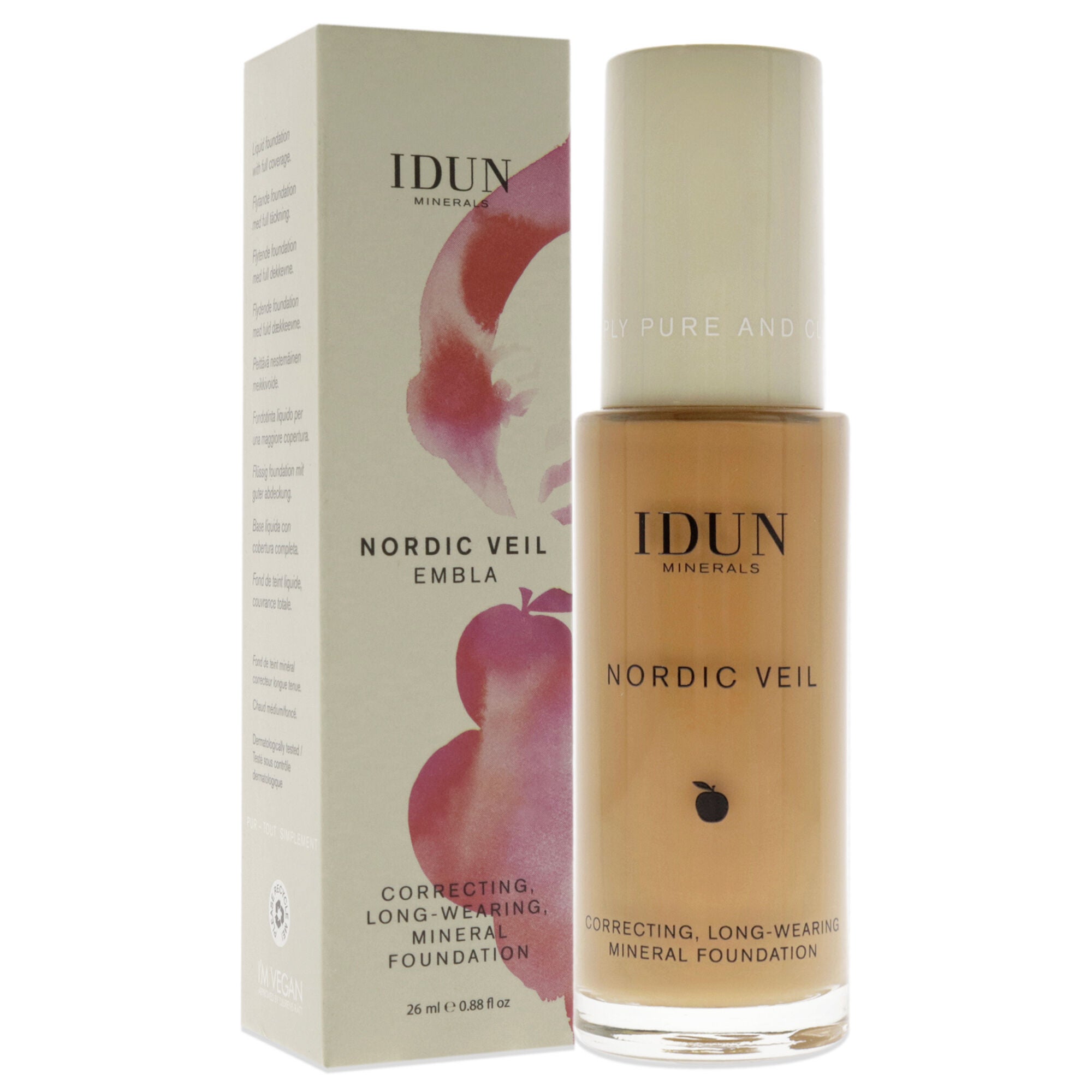 Nordic Veil Foundation - 315 Embla by Idun Minerals for Women - 0.88 oz Foundation, See Description, alternate image number 1