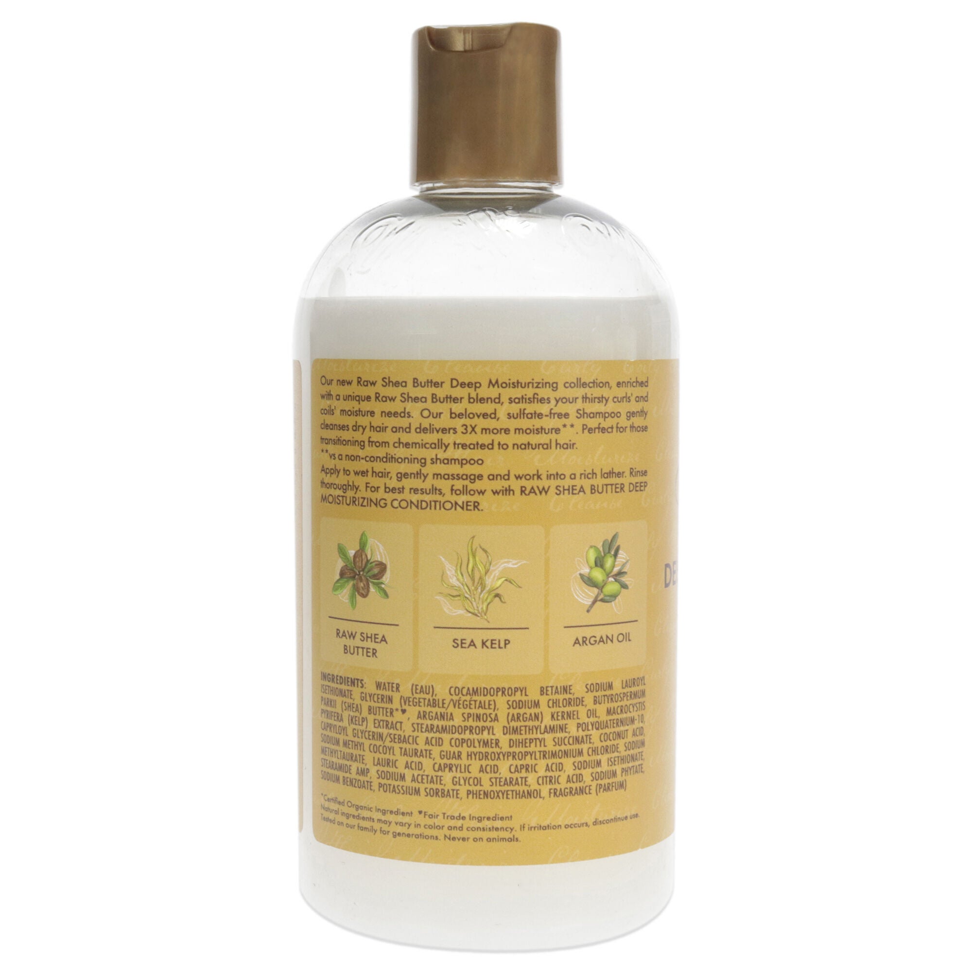 Raw Shea Butter Moisture Retention Shampoo by Shea Moisture for Unisex - 13 oz Shampoo, See Description, alternate image number 1