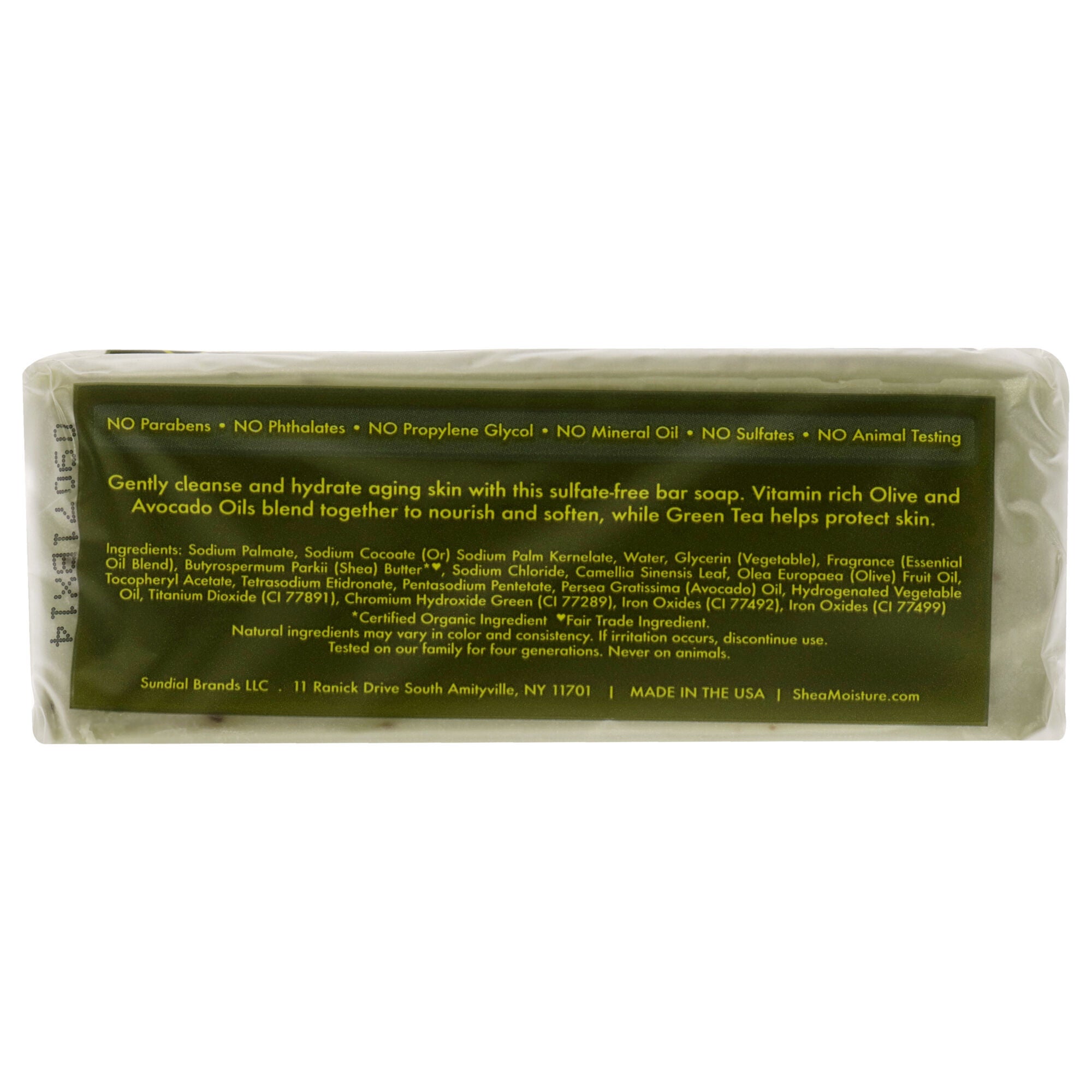 Shea Moisture Olive & Green Tea Shea Butter Soap-Anti Aging & Ultra Moisturizing by Shea Moisture for Unisex - 8 oz Soap, See Description, alternate image number 1