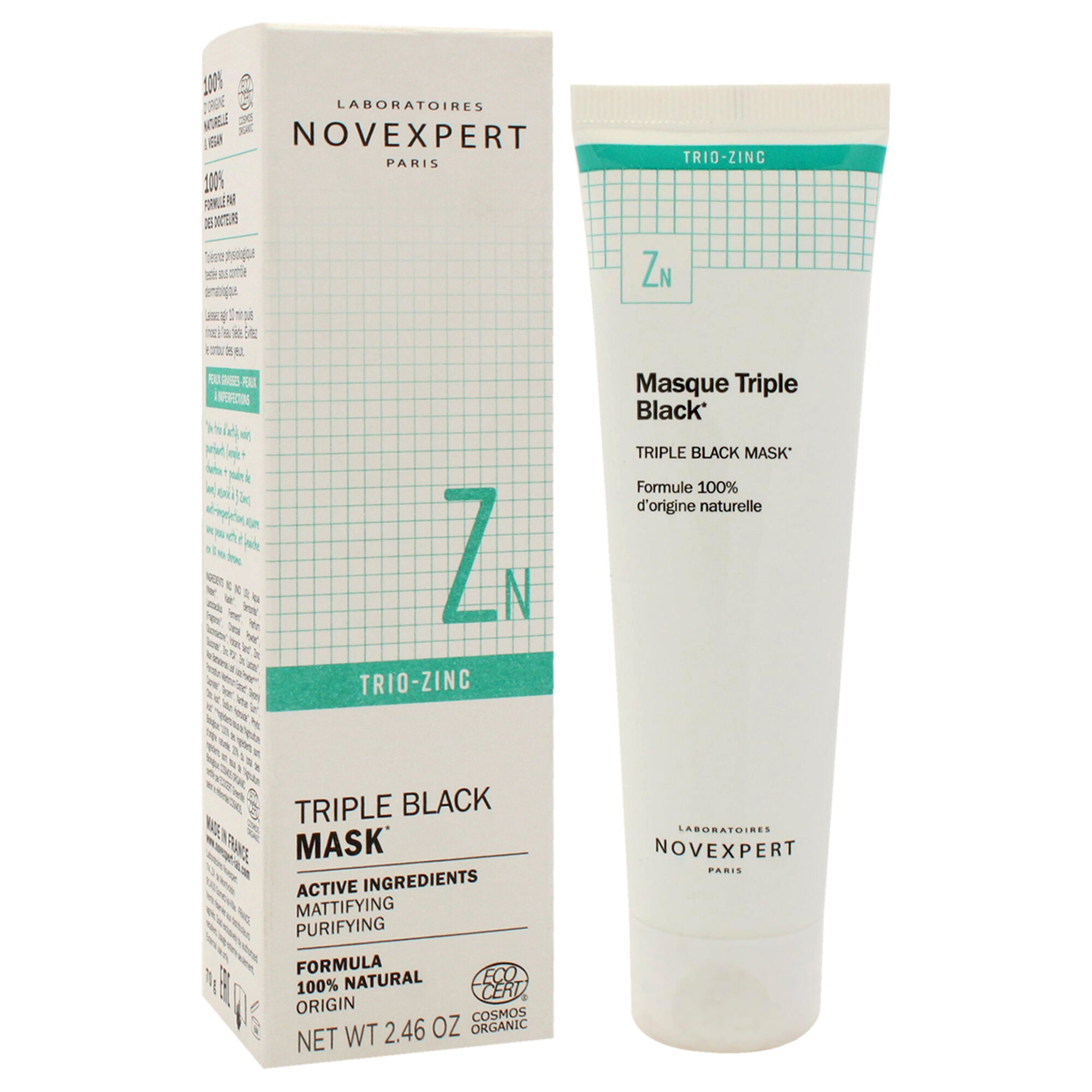 Triple Black Mask by Novexpert for Women - 2.46 oz Mask, See Description, alternate image number 1