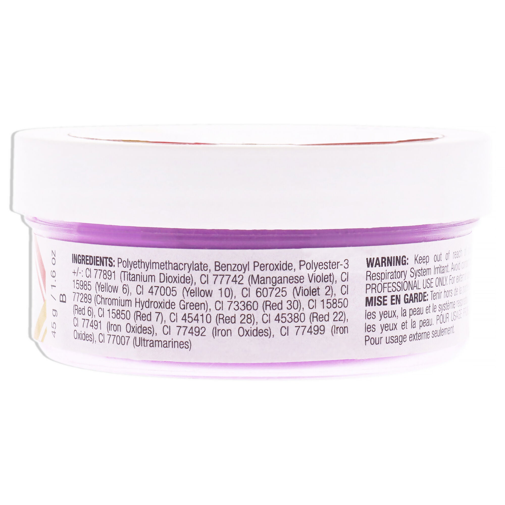 Colour Acrylic Powder - Neon Grape by Cuccio PRO for Women - 1.6 oz Acrylic Powder, See Description, alternate image number 1