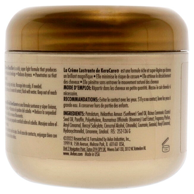 KeraCare High Sheen Glossifier by Avlon for Unisex - 3.9 oz Cream, , alternate image number null