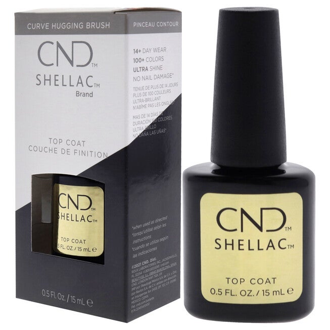 Shellac Nail Color - Original Top Coat by CND for Women - 0.5 oz Nail Polish, See Description, alternate image number 3