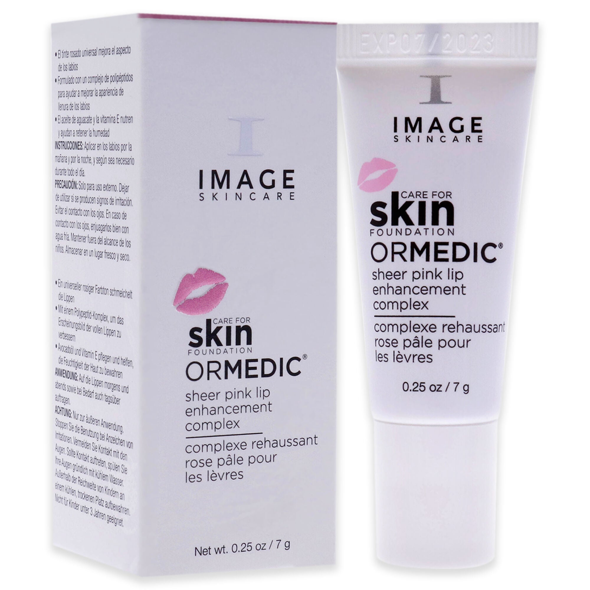 Ormedic Sheer Pink Lip Enhancement Complex by Image for Unisex - 0.25 oz Lip Treatment, See Description, alternate image number 2