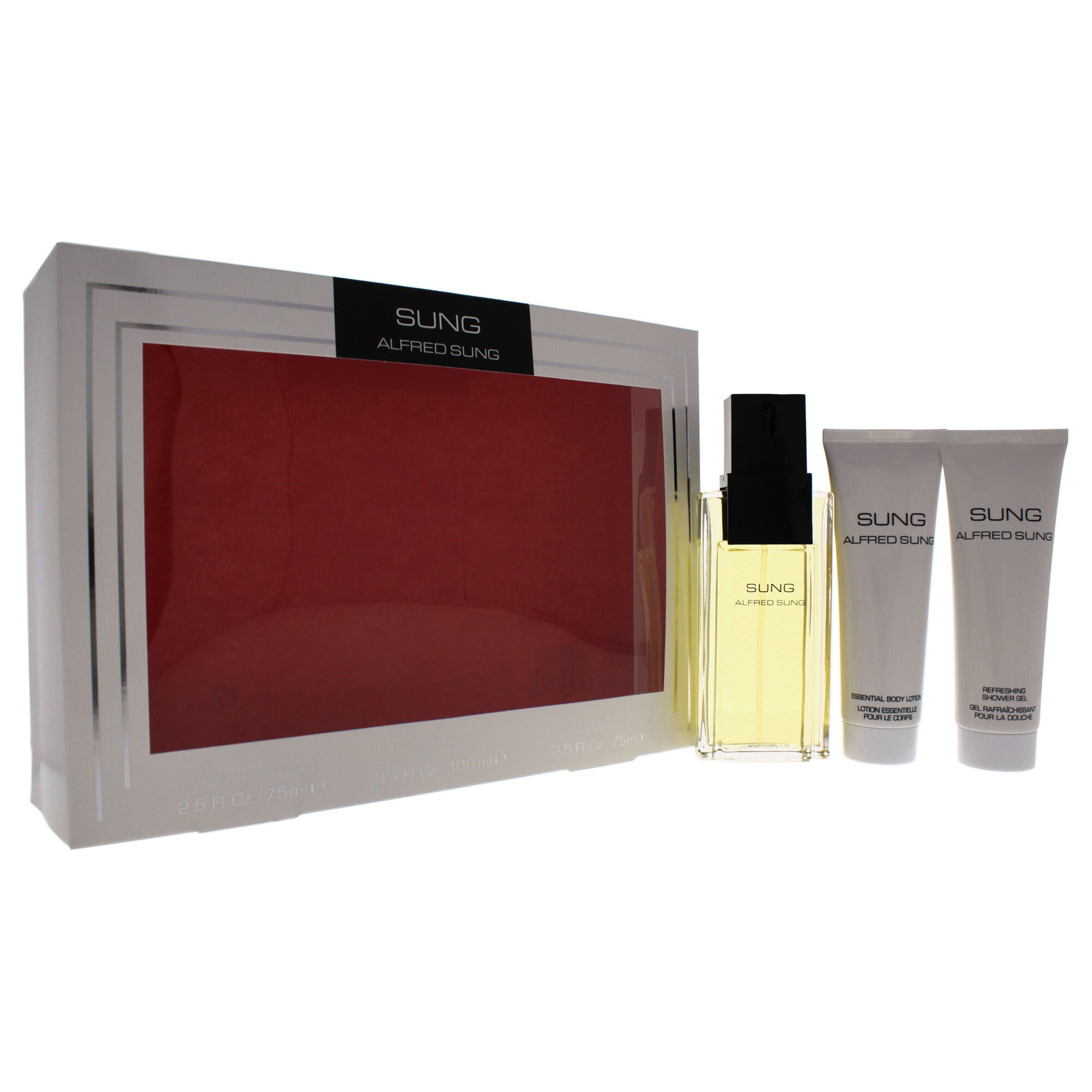 Sung by Alfred Sung for Women - 3 Pc Gift Set 3.4oz EDT Spray, 2.5oz Essential Body Lotion, 2.5oz Refreshing Shower Gel, , alternate image number 5