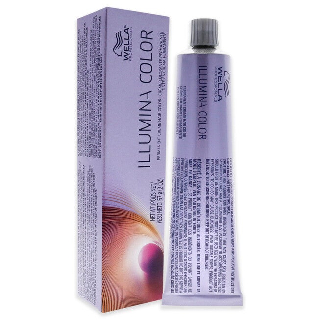 Illumina Color Permanent Creme Hair Color - 5 43 Light Brown-Red Gold by Wella for Unisex - 2 oz Hair Color, , alternate image number 7
