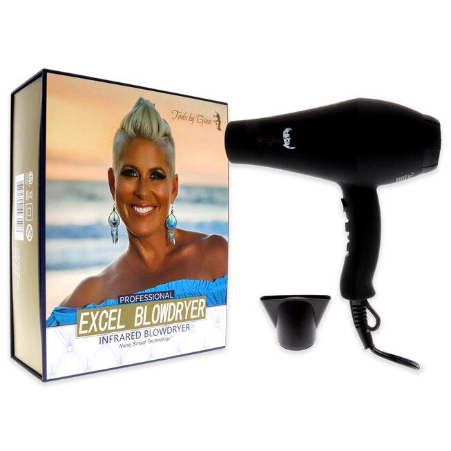 Excel Infrared Blow Dryer by Colours By Gina for Unisex - 1 Pc Hair Dryer, See Description, alternate image number 2