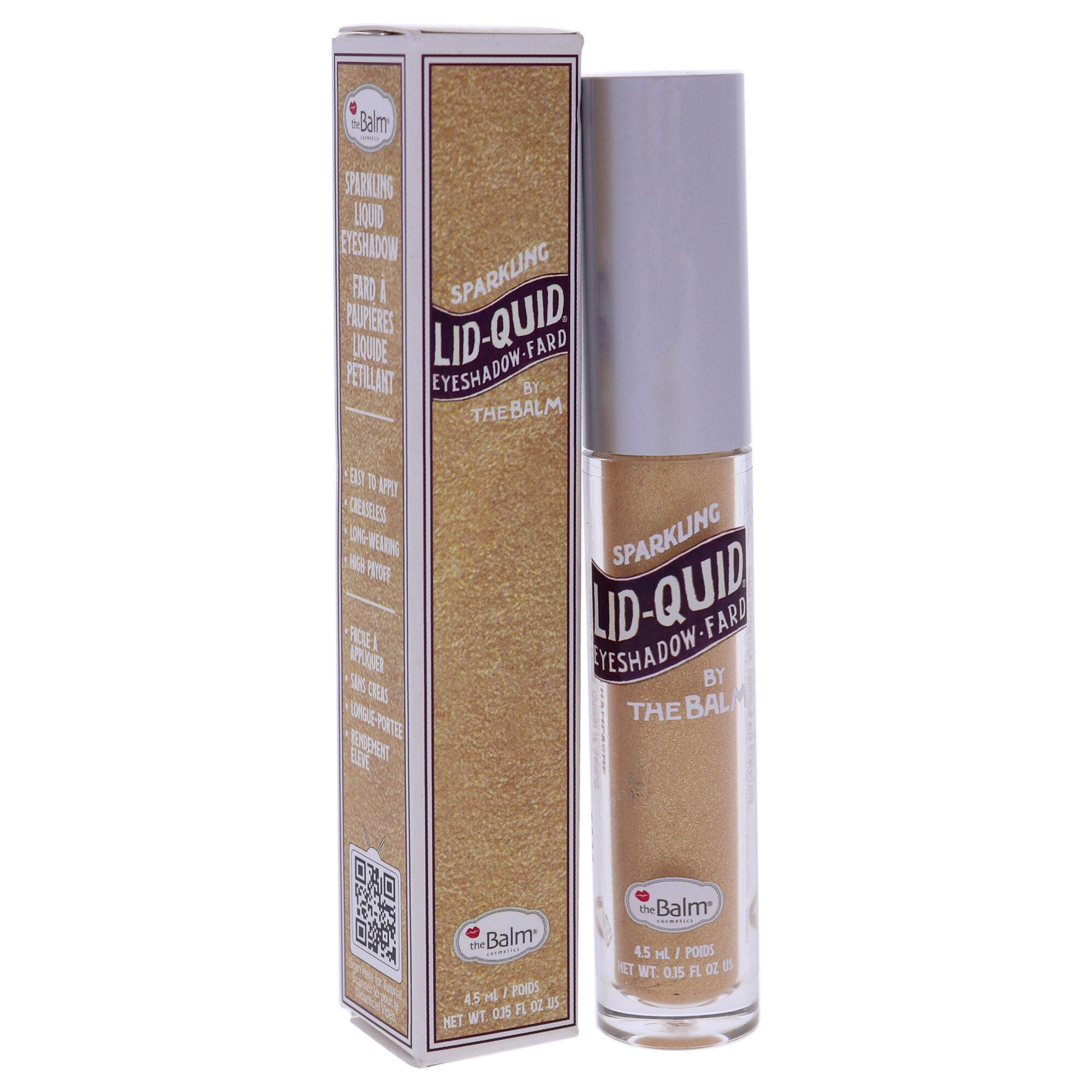 Lid-Quid Sparkling Liquid Eyeshadow - Champagne by the Balm for Women - 0.15 oz Eyeshadow, See Description, alternate image number 1