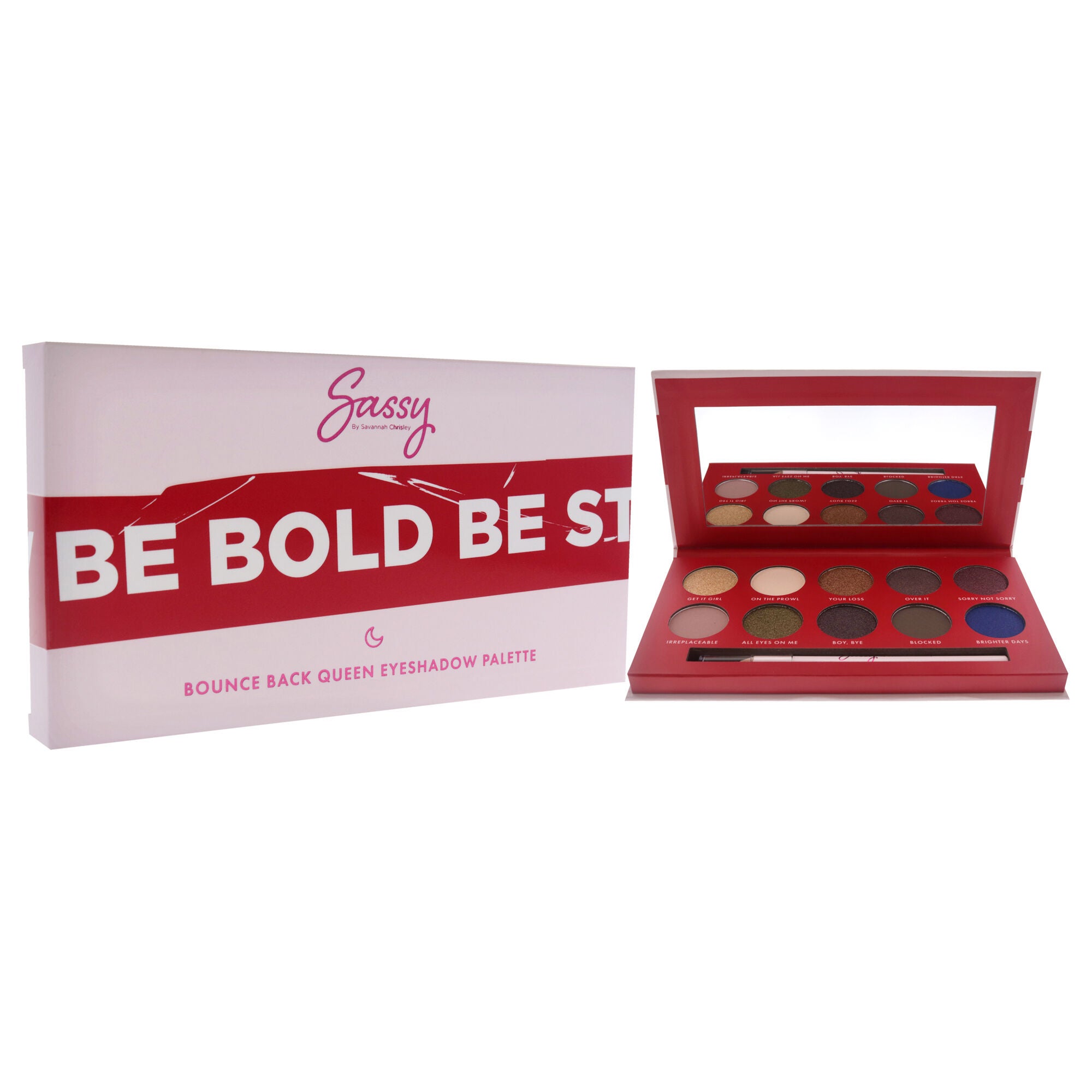Bounce Back Queen Palette by Sassy by Savannah Chrisley for Women - 2 Pc Eye Palette, Eyeliner Pencil - Black, See Description, alternate image number 2