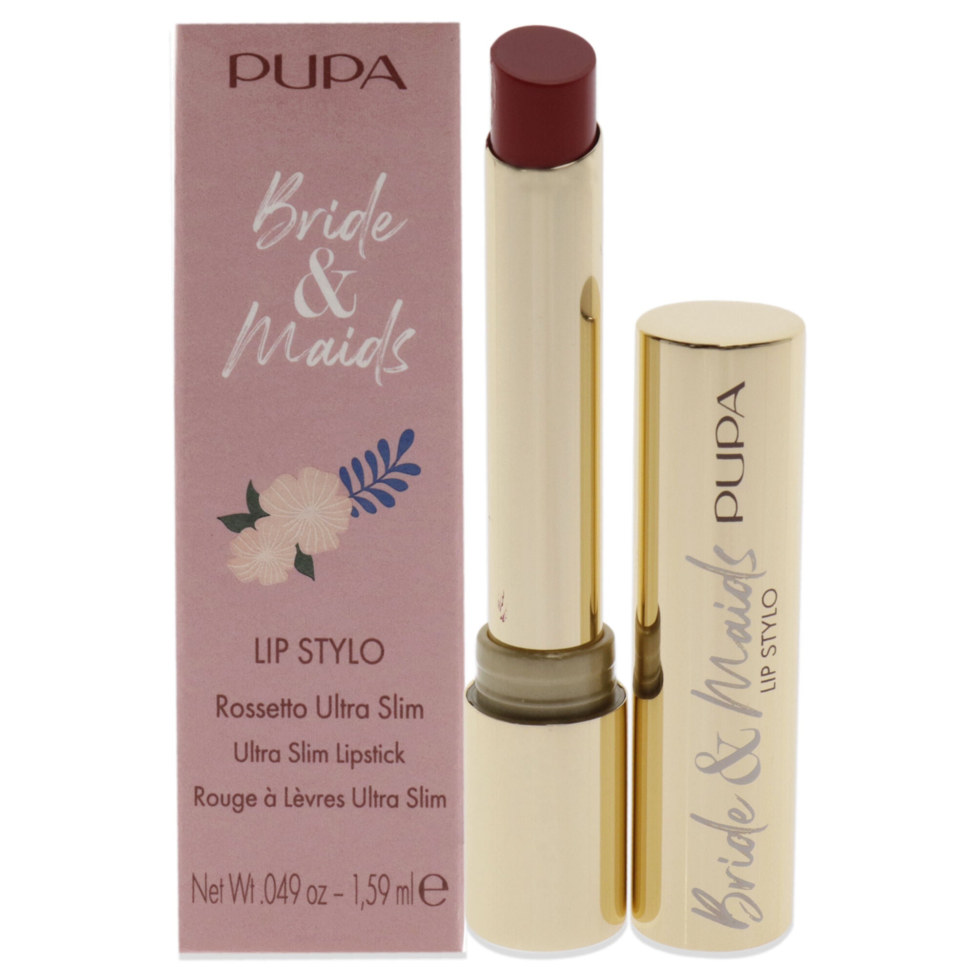 Bride and Maids Lip Stylo Ultra Slim Lipstick - 004 True Love by Pupa Milano for Women - 0.049 oz Lipstick, See Description, hi-res image number 0