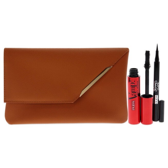 Vamp! Sexy Lashes and Skinny Liner Set by Pupa Milano for Women - 3 Pc 0.40oz Vamp! Sexy Lashes Mascara - 011 Black, 0.034oz Skinny Liner, Handy Bag, See Description, alternate image number 3