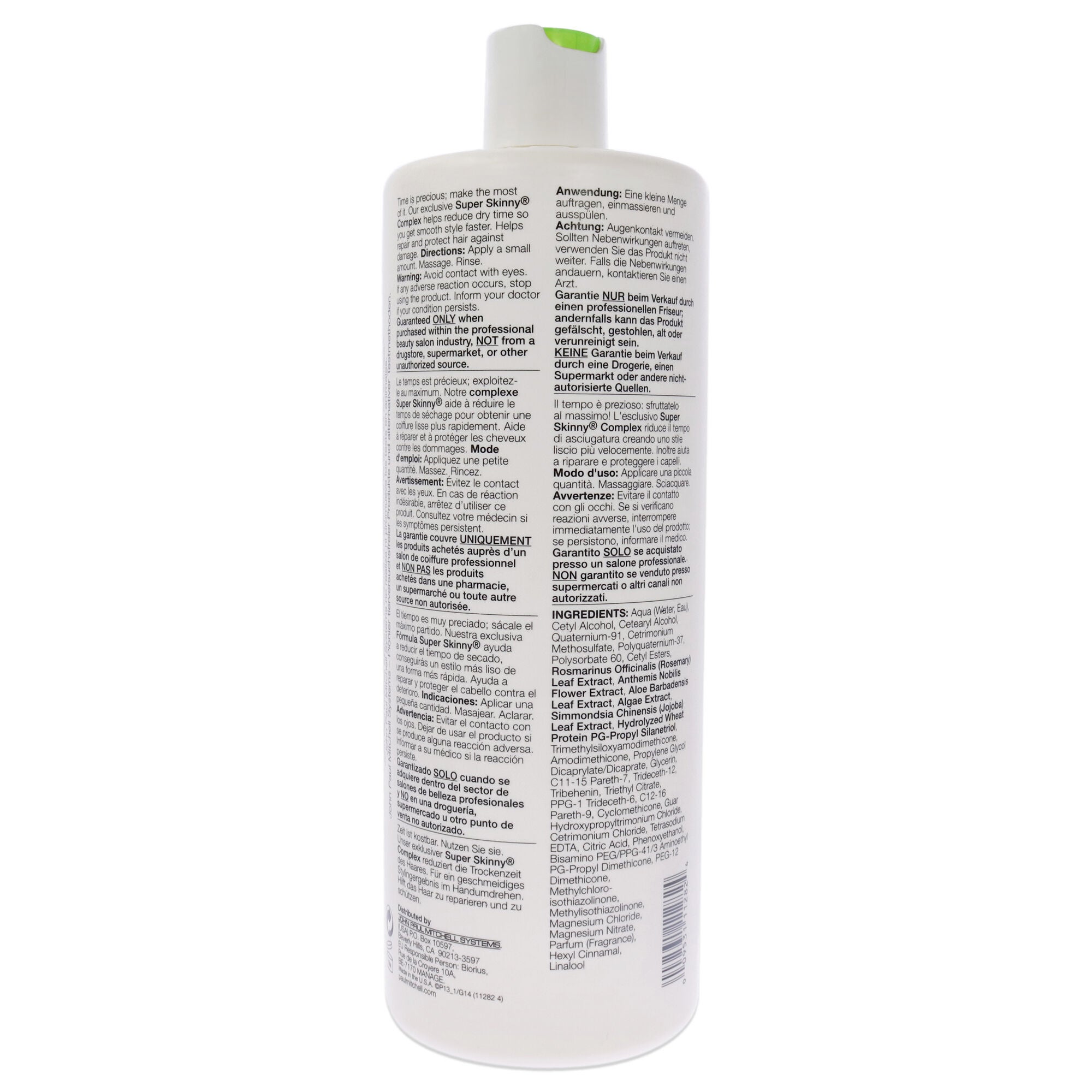 Super Skinny Treatment by Paul Mitchell for Unisex - 33.8 oz Treatment, , alternate image number 4