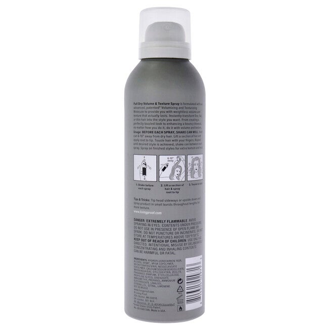 Full Dry Volume and Texture Spray by Living Proof for Unisex - 7.5 oz Hair Spray, See Description, alternate image number 1