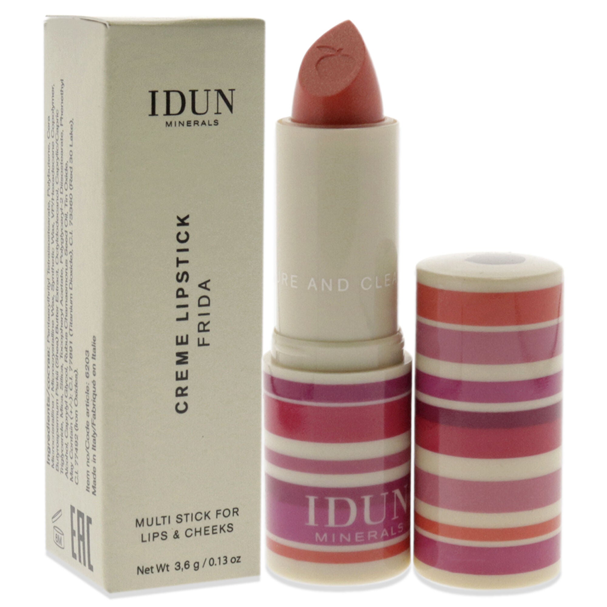 Creme Lipstick - 203 Frida by Idun Minerals for Women - 0.13 oz Lipstick, See Description, alternate image number 2