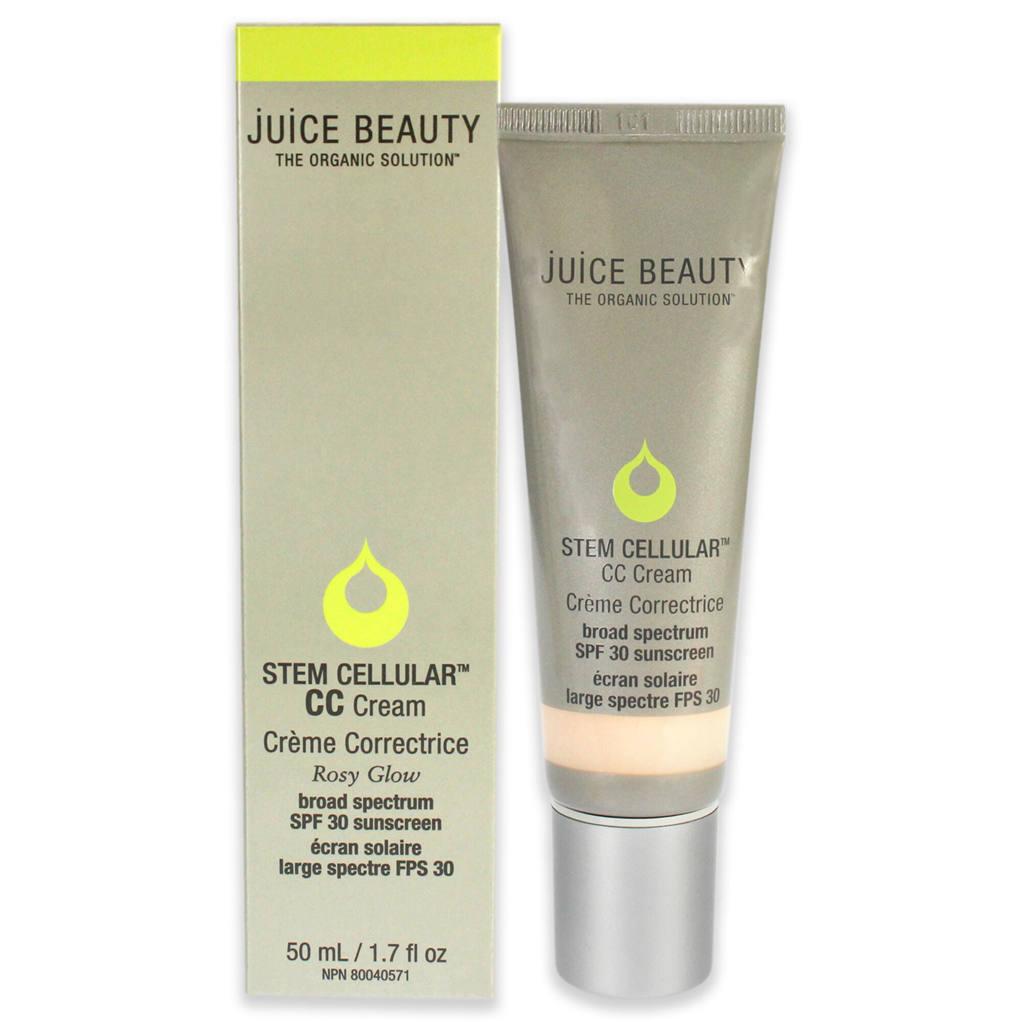 Stem Cellular CC Cream SPF 30 - Rosy Glow by Juice Beauty for Women - 1.7 oz Makeup, See Description, hi-res image number 0