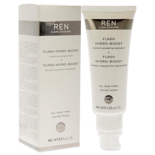 Flash Hydro-Boost Instant Plumping Emulsion by REN for Unisex - 1.3 oz Emulsion, NA, alternate image number null