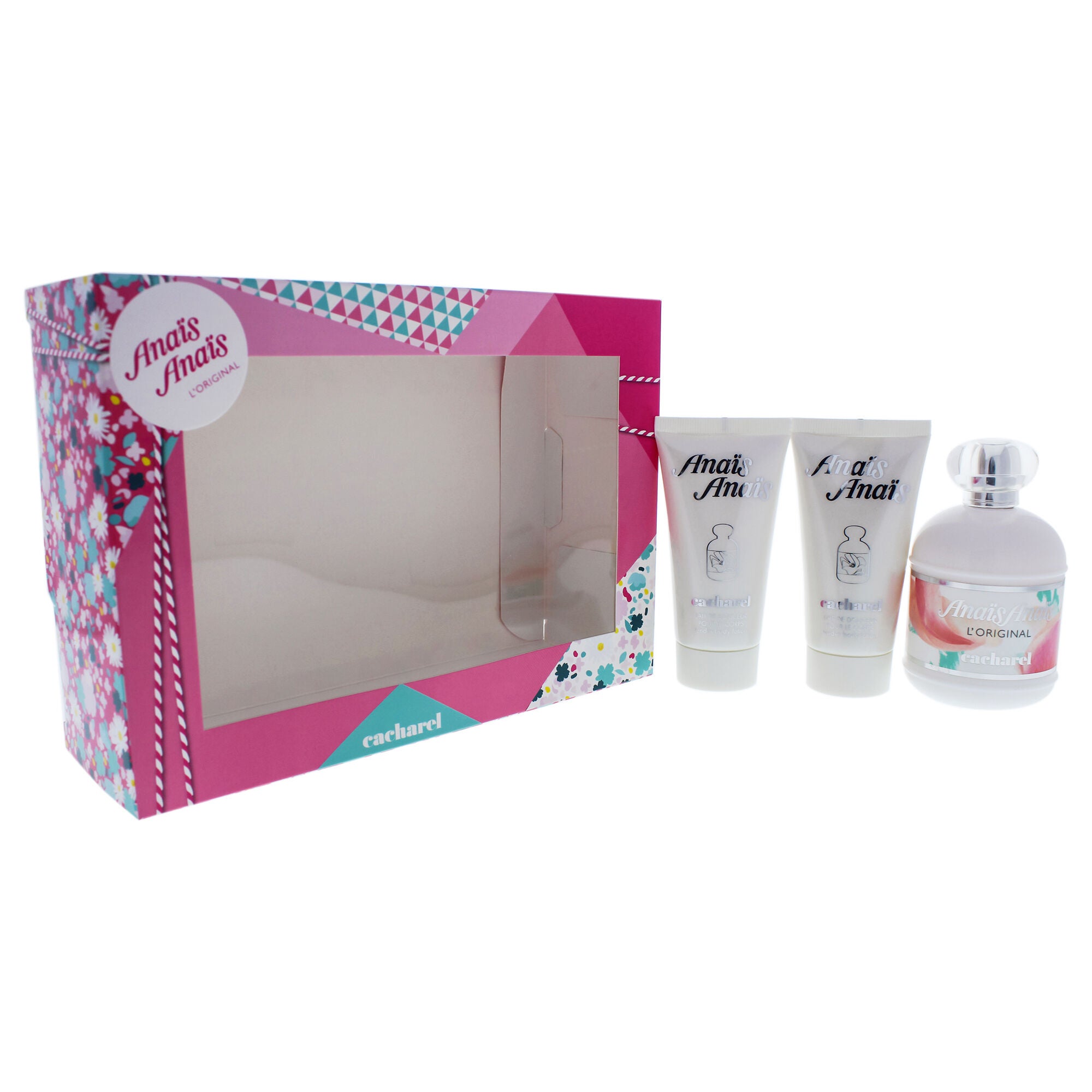Anais Anais by Cacharel for Women - 3 Pc Gift Set 3.4oz EDT Spray, 2 x 1.7oz Perfumed Body Lotion, See Description, alternate image number 2