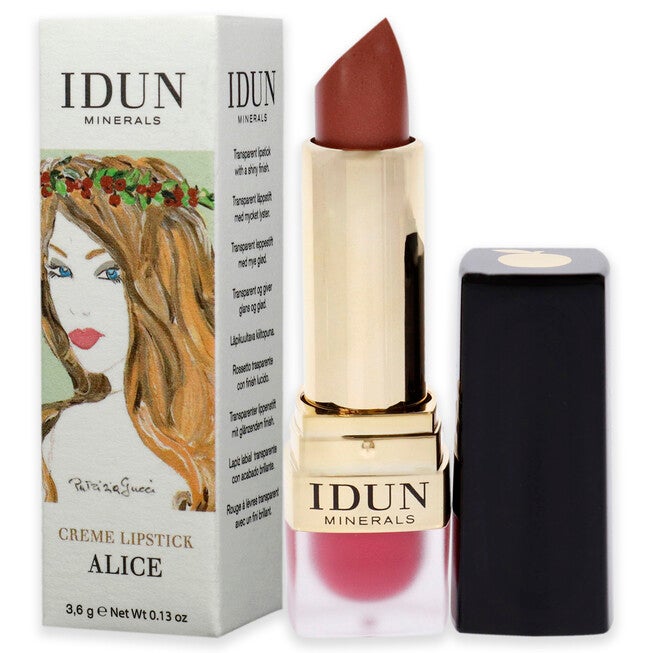 Creme Lipstick - 202 Alice by Idun Minerals for Women - 0.13 oz Lipstick, See Description, alternate image number 3