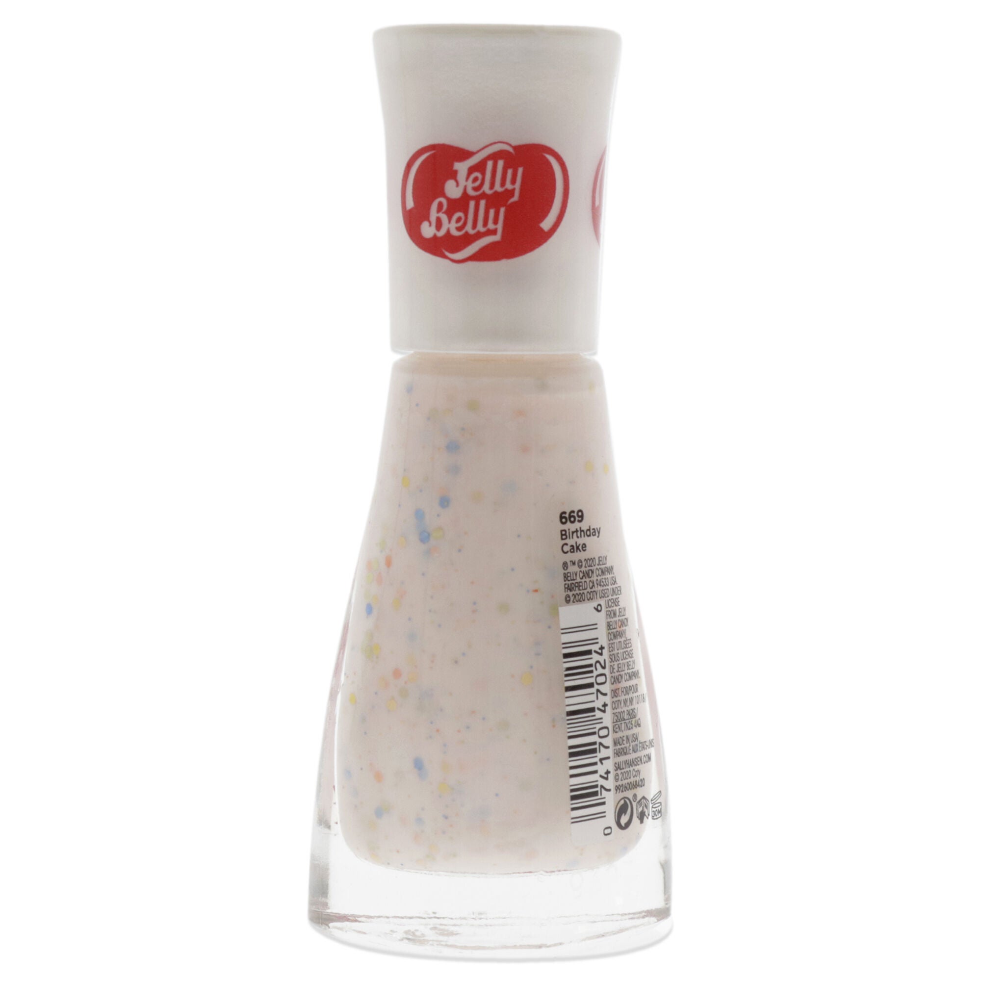Insta-Dri Jelly Belly Nail Color - 669 Birthday Cake by Sally Hansen for Women - 0.31 oz Nail Polish, See Description, alternate image number 1