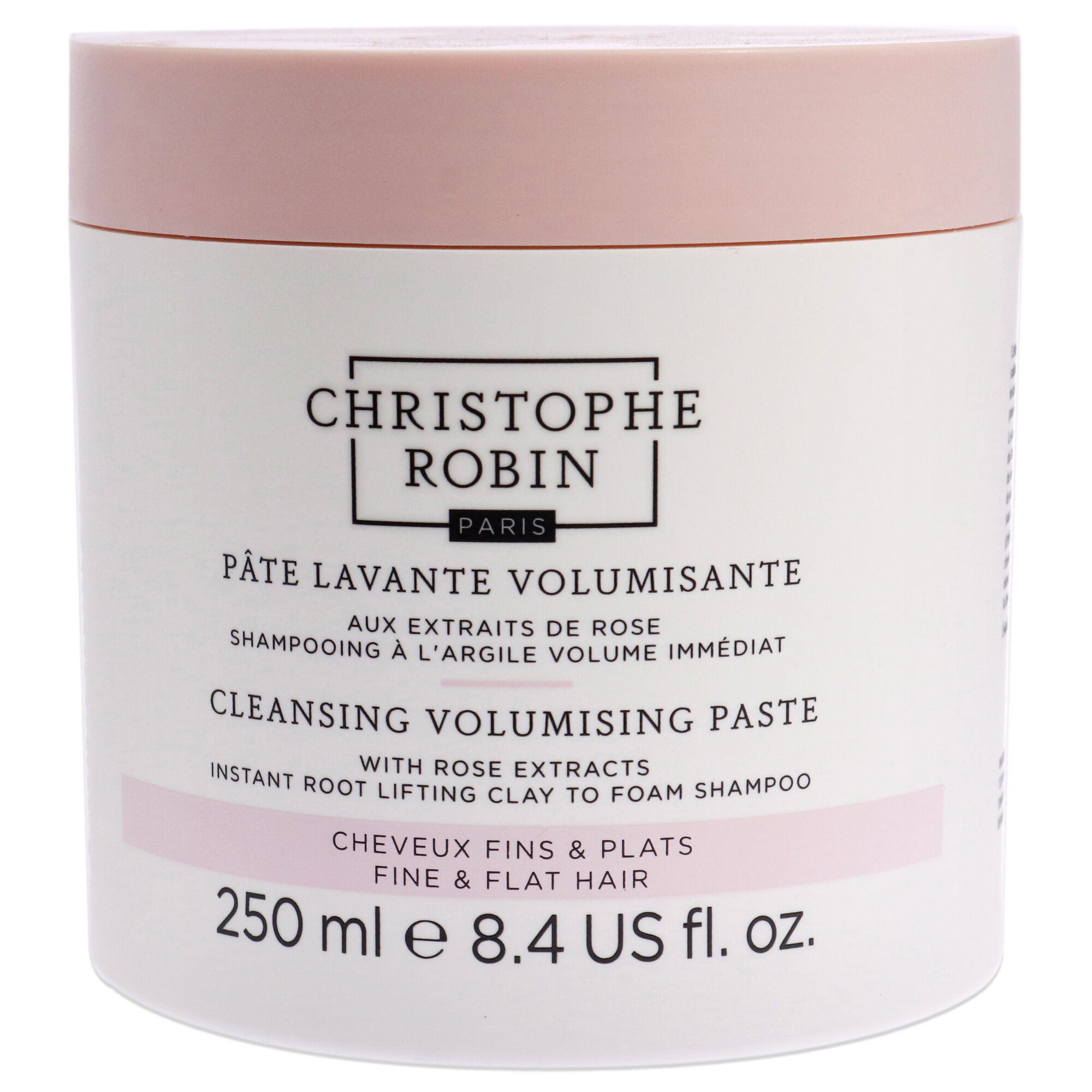 Cleansing Volumizing Paste with Rose Extracts by Christophe Robin for Unisex - 8.4 oz Paste, See Description, hi-res image number 0