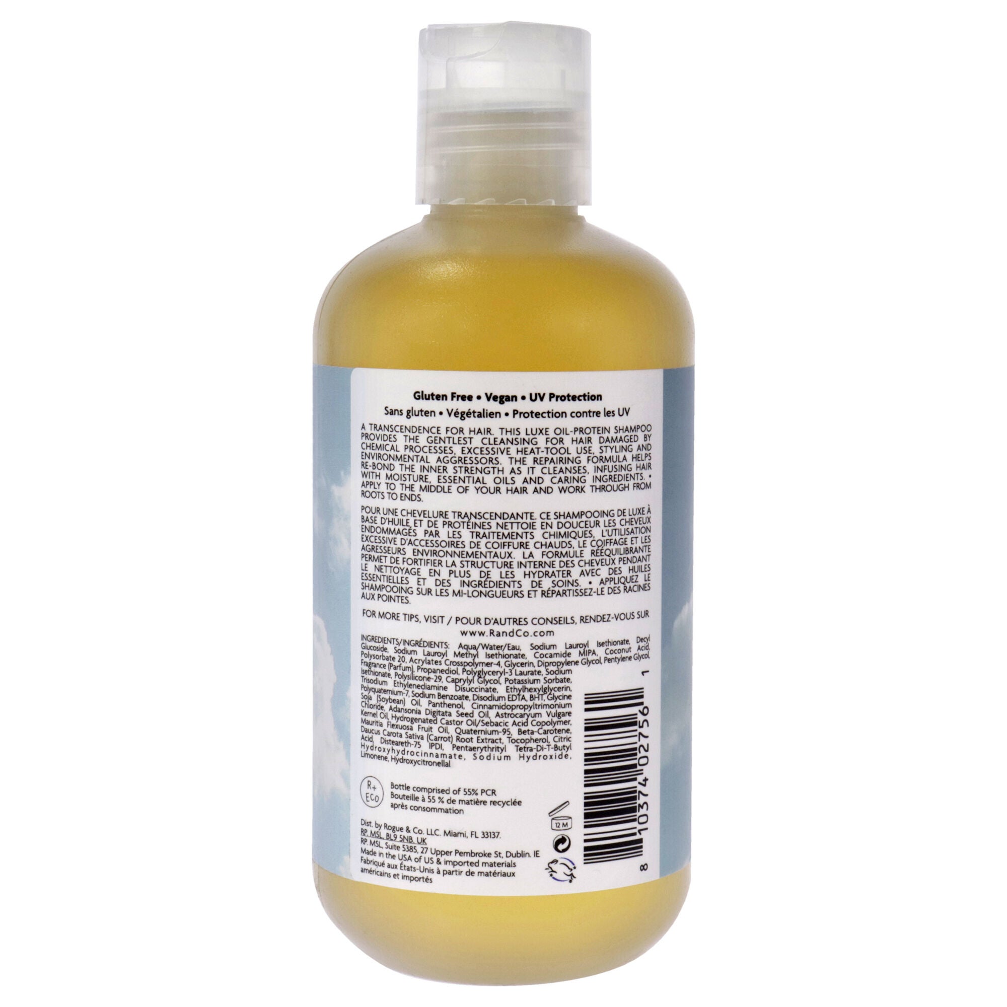 On a Cloud Baobab Oil Repair Shampoo by R+Co for Unisex - 8.5 oz Shampoo, See Description, alternate image number 1