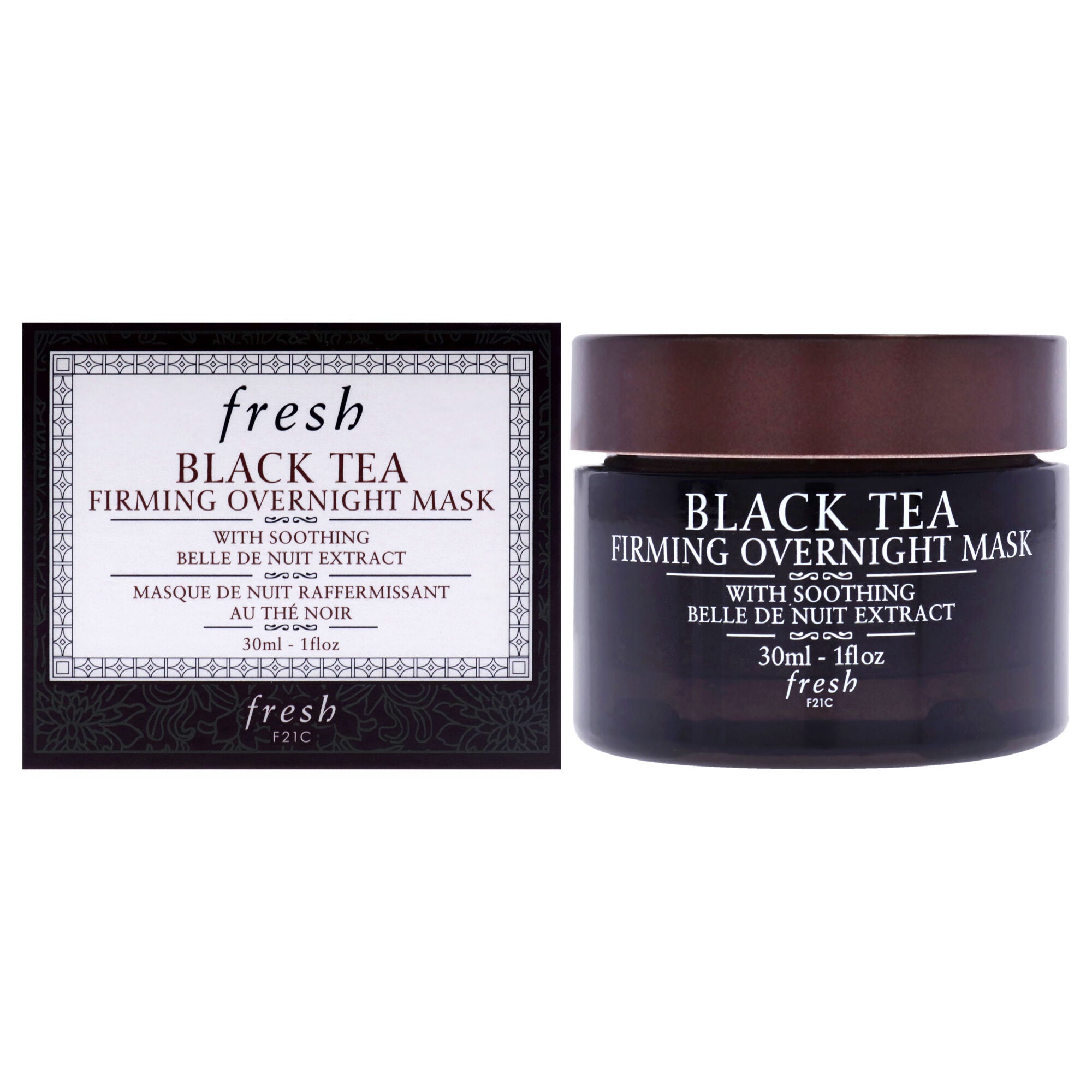 Black Tea Firming Overnight Mask by Fresh for Women - 1 oz Mask, See Description, hi-res image number 0