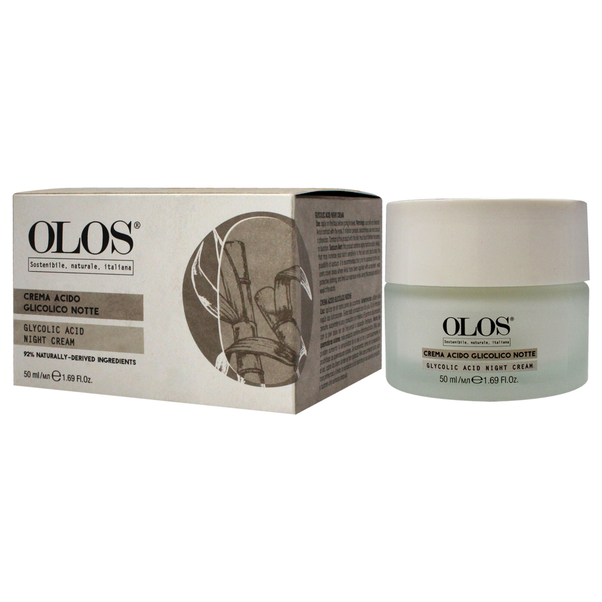 Glycolic Acid Night Cream by Olos for Unisex - 1.7 oz Cream, See Description, alternate image number 3