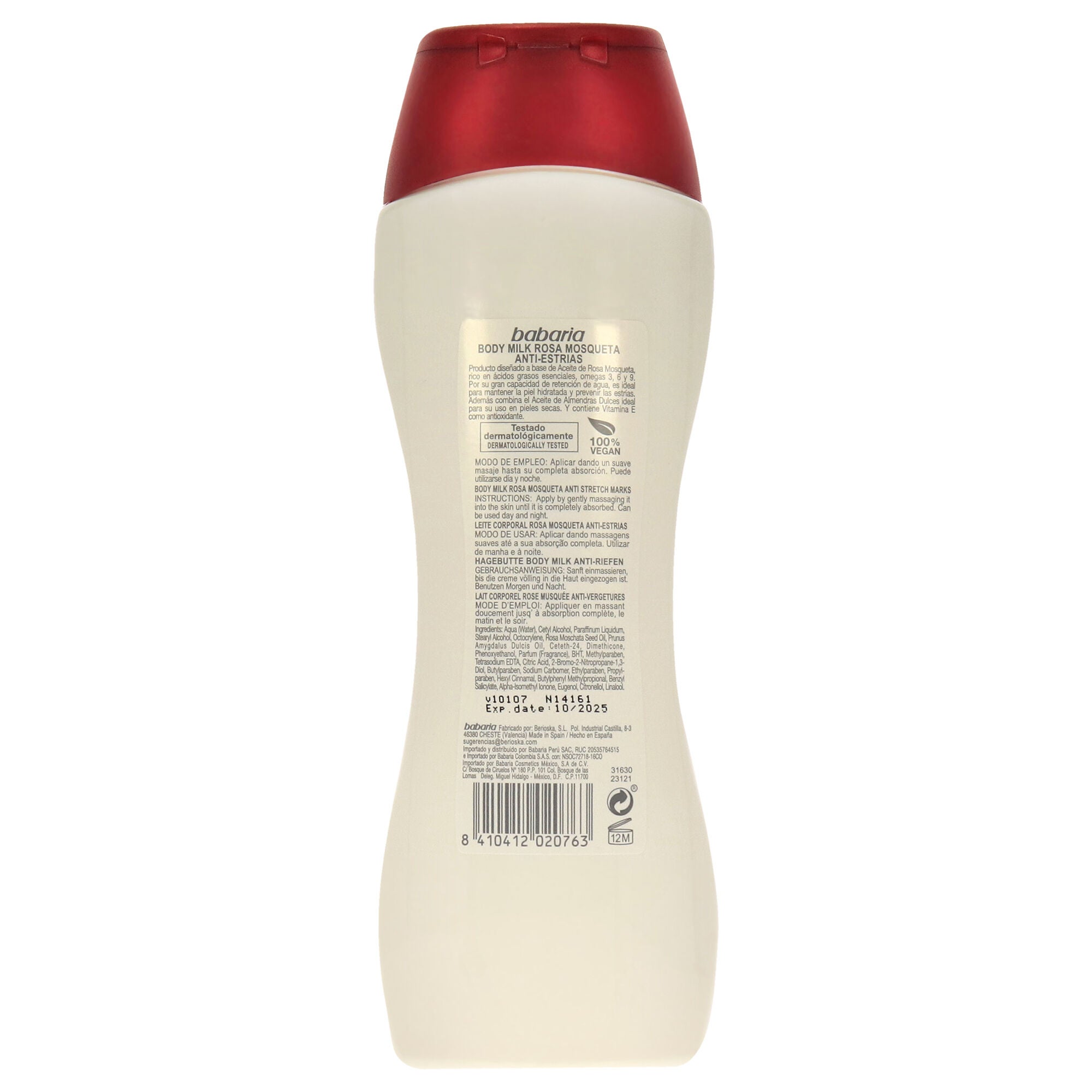 Anti Stretch Marks Body Milk by Babaria for Unisex - 16.6 oz Moisturizer, , alternate image number 3