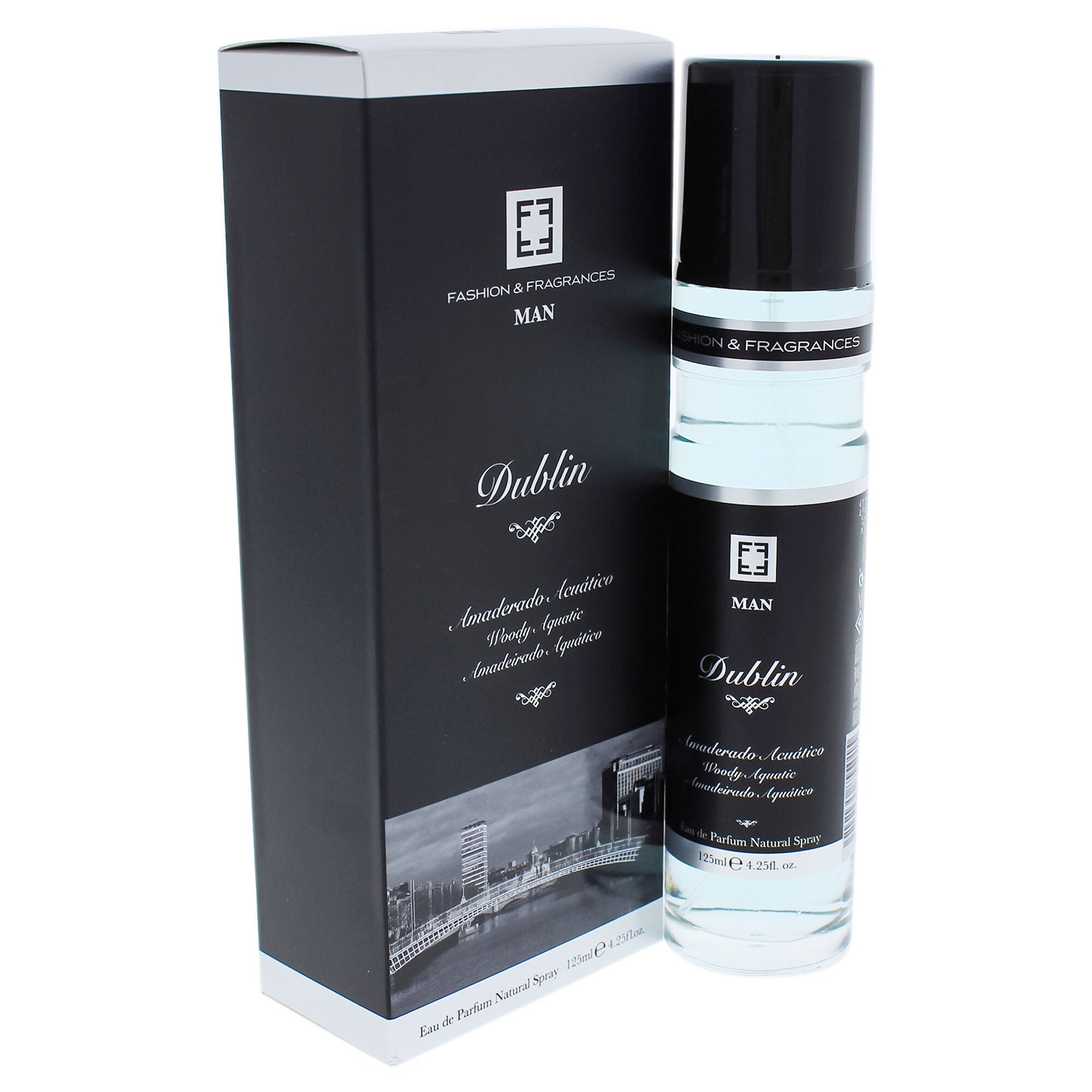 Dublin Woody Aquatic by Fashion and Fragrances for Men - 4.25 oz EDP Spray, See Description, hi-res image number 0